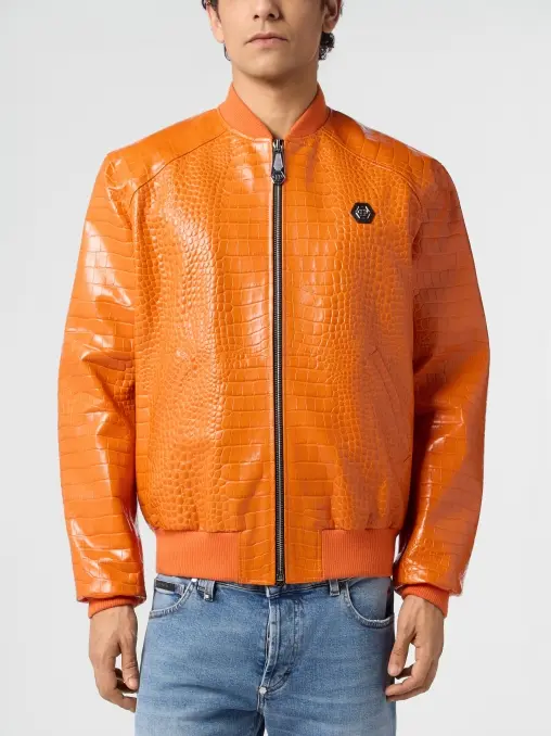 Куртка кожаная PHILIPP PLEIN