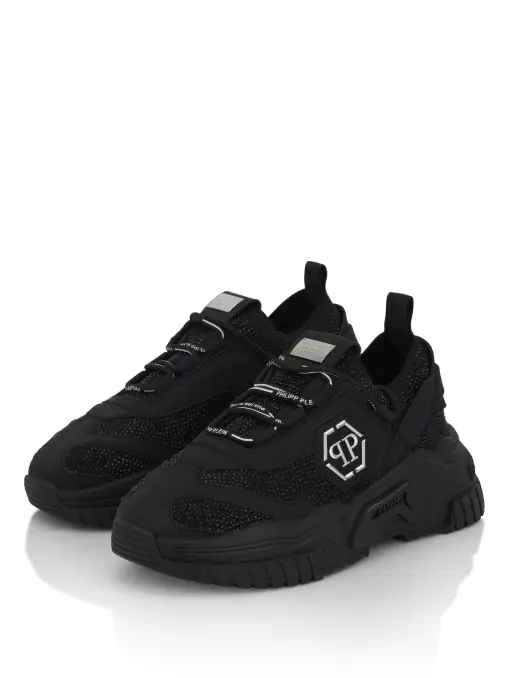 Кроссовки со стразами PHILIPP PLEIN