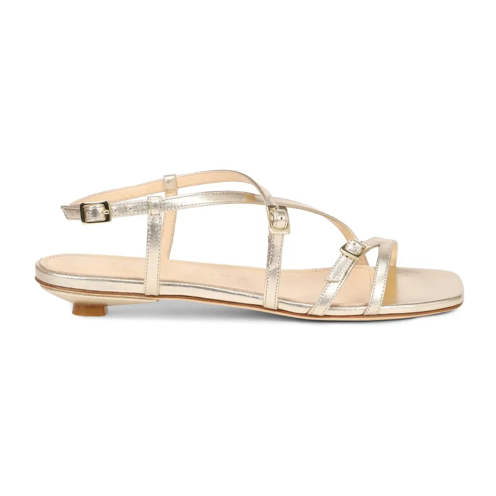 Босоножки кожаные