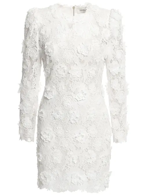 Платье с декором YVON