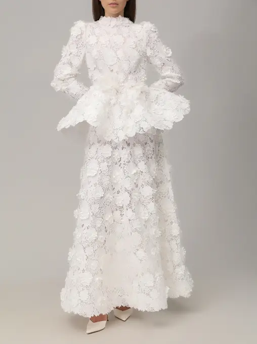 Платье с декором YVON