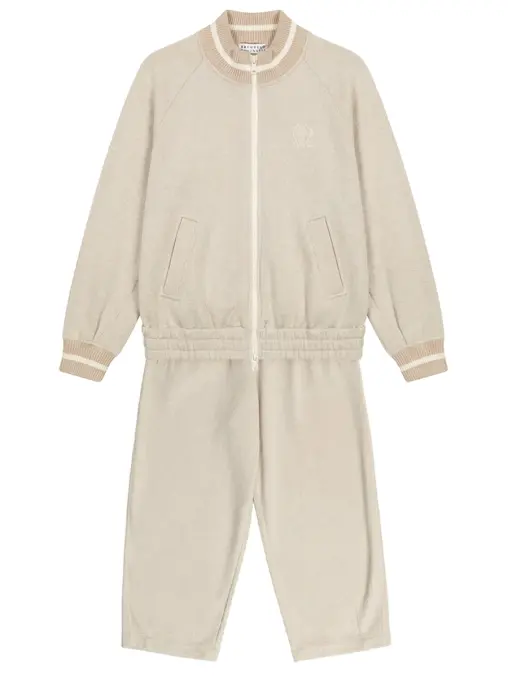 Костюм из вискозы и хлопка BRUNELLO CUCINELLI