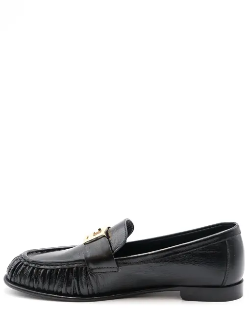 Лоферы кожаные FENDI