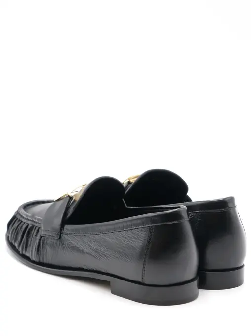 Лоферы кожаные FENDI