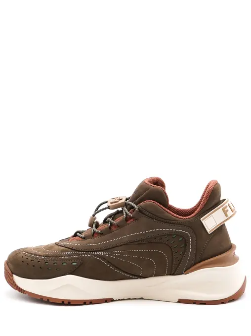 Кроссовки замшевые FENDI