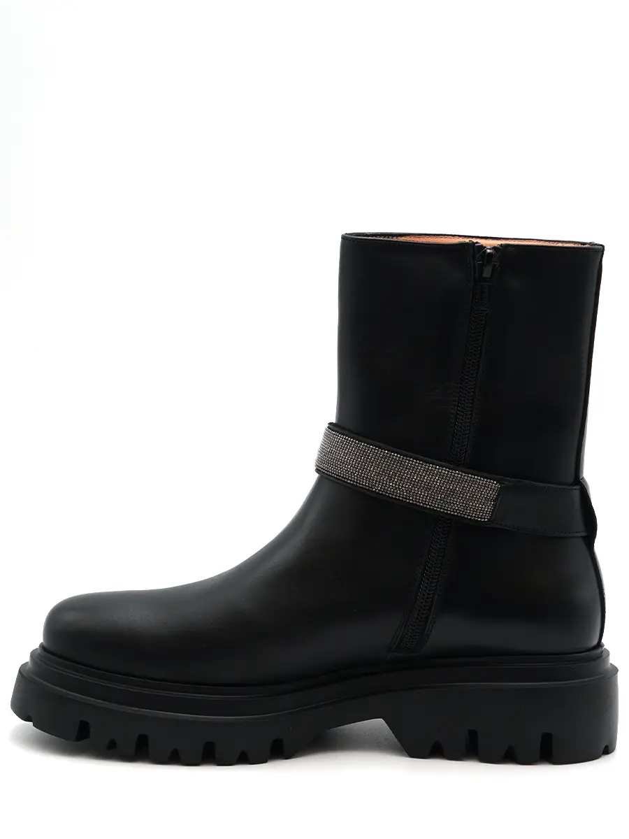 Ботинки кожаные