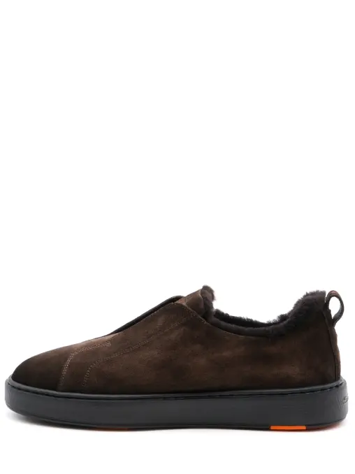 Кеды замшевые на меху SANTONI