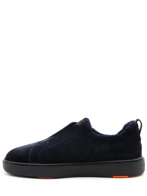 Кеды замшевые на меху SANTONI