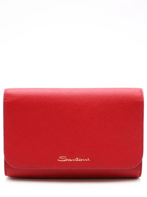 Клатч кожаный SANTONI