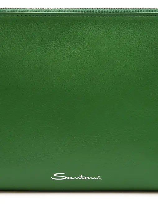 Клатч кожаный SANTONI