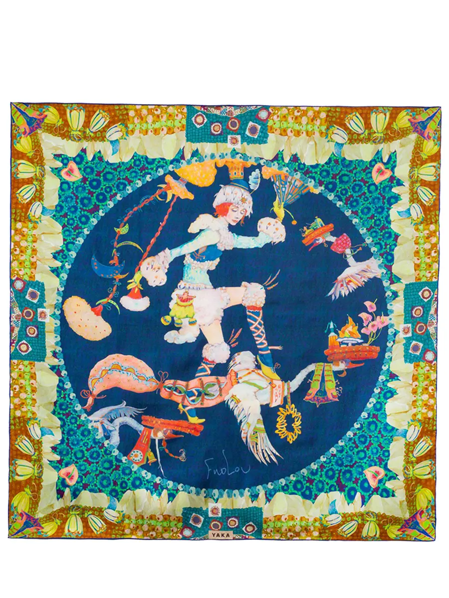 Платок шелковый «Салтан» (Saltan)