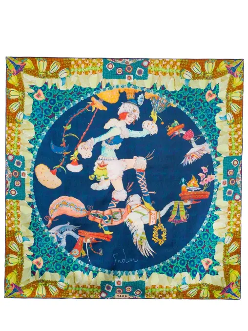 Платок шелковый «Салтан» (Saltan) YAKA