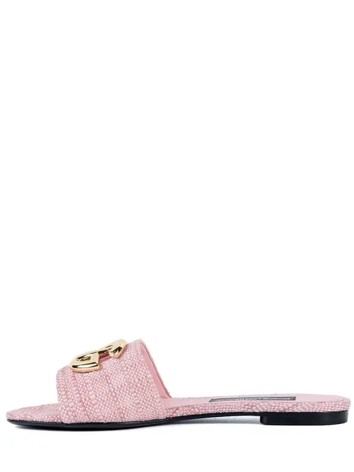 Шлепанцы текстильные DOLCE & GABBANA