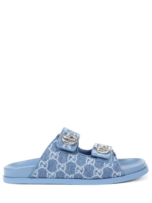 Шлепанцы текстильные GUCCI