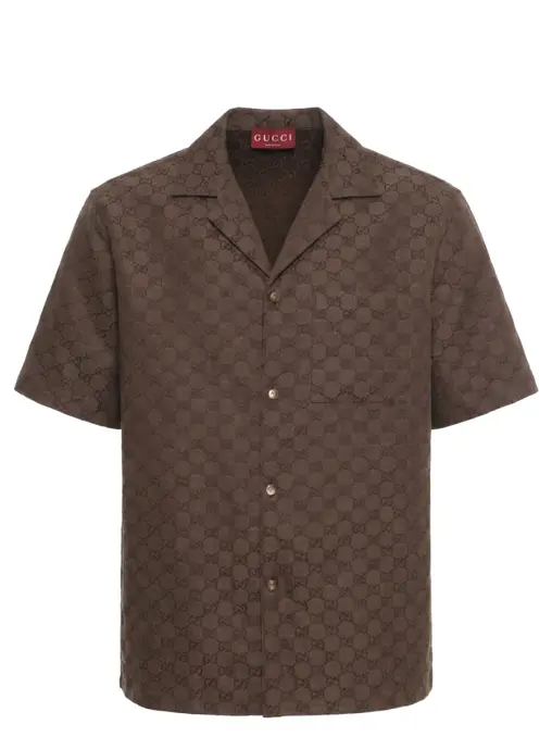 Рубашка льняная GUCCI