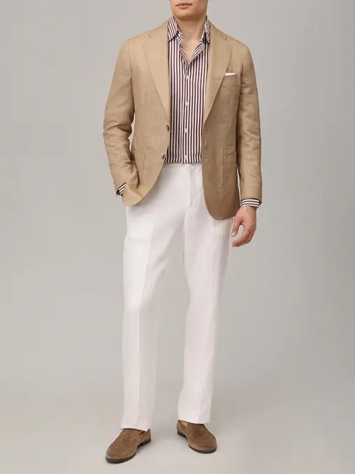 Рубашка Slim Fit хлопковая STILE LATINO