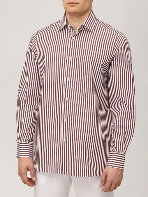 Рубашка Slim Fit хлопковая STILE LATINO