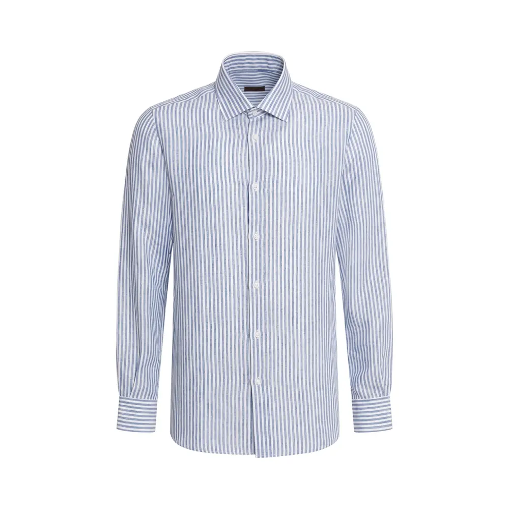 Рубашка Slim Fit льняная