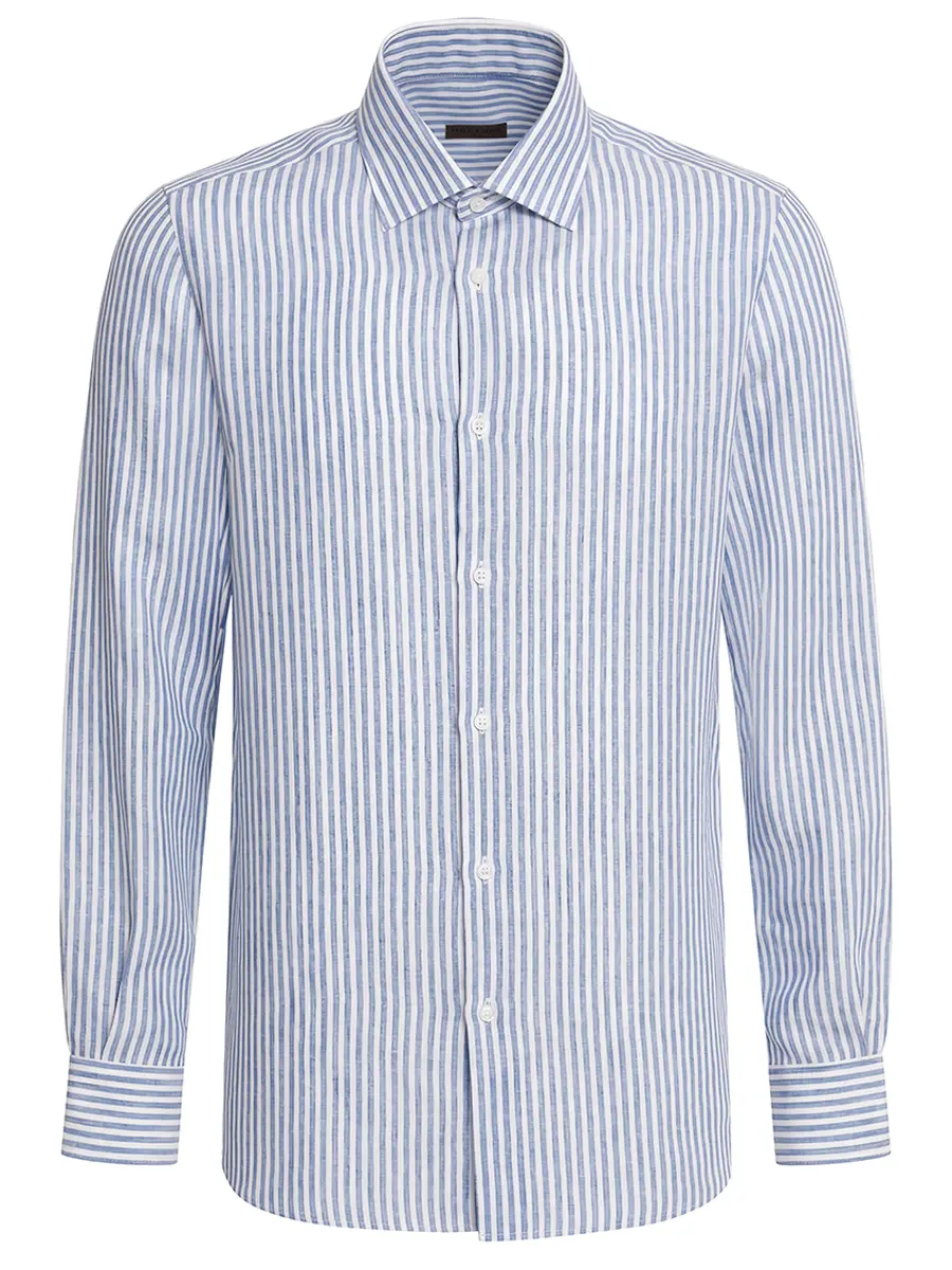 Рубашка Slim Fit льняная