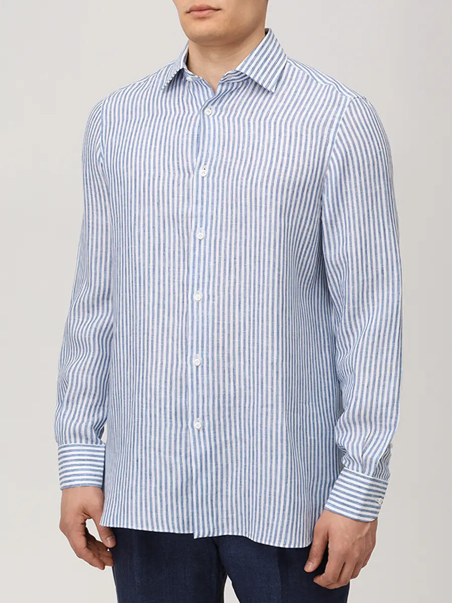 Рубашка Slim Fit льняная