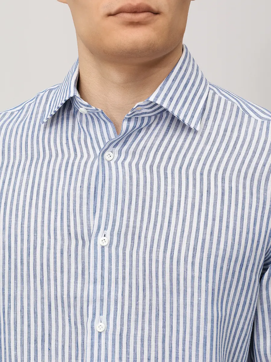 Рубашка Slim Fit льняная