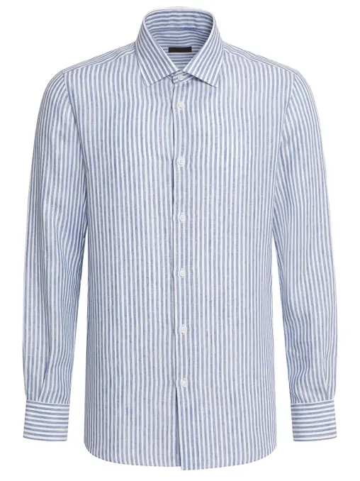 Рубашка Slim Fit льняная STILE LATINO