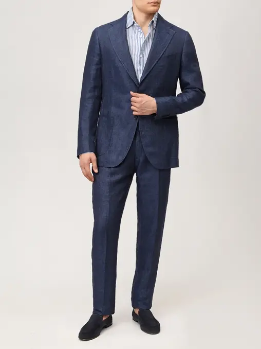 Рубашка Slim Fit льняная STILE LATINO
