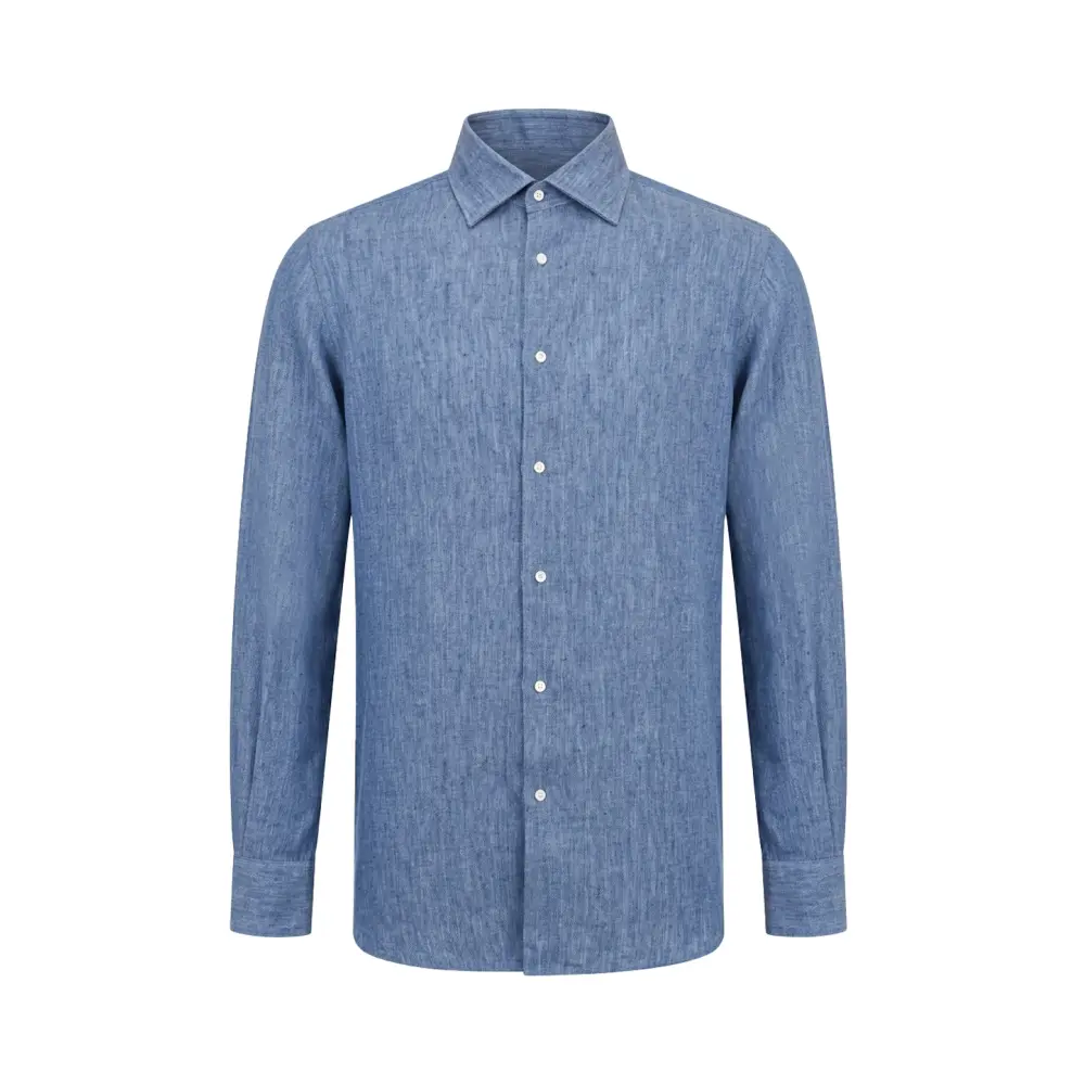 Рубашка Slim Fit льняная