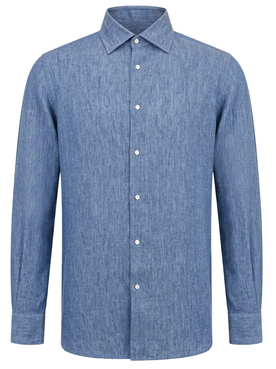 Рубашка Slim Fit льняная
