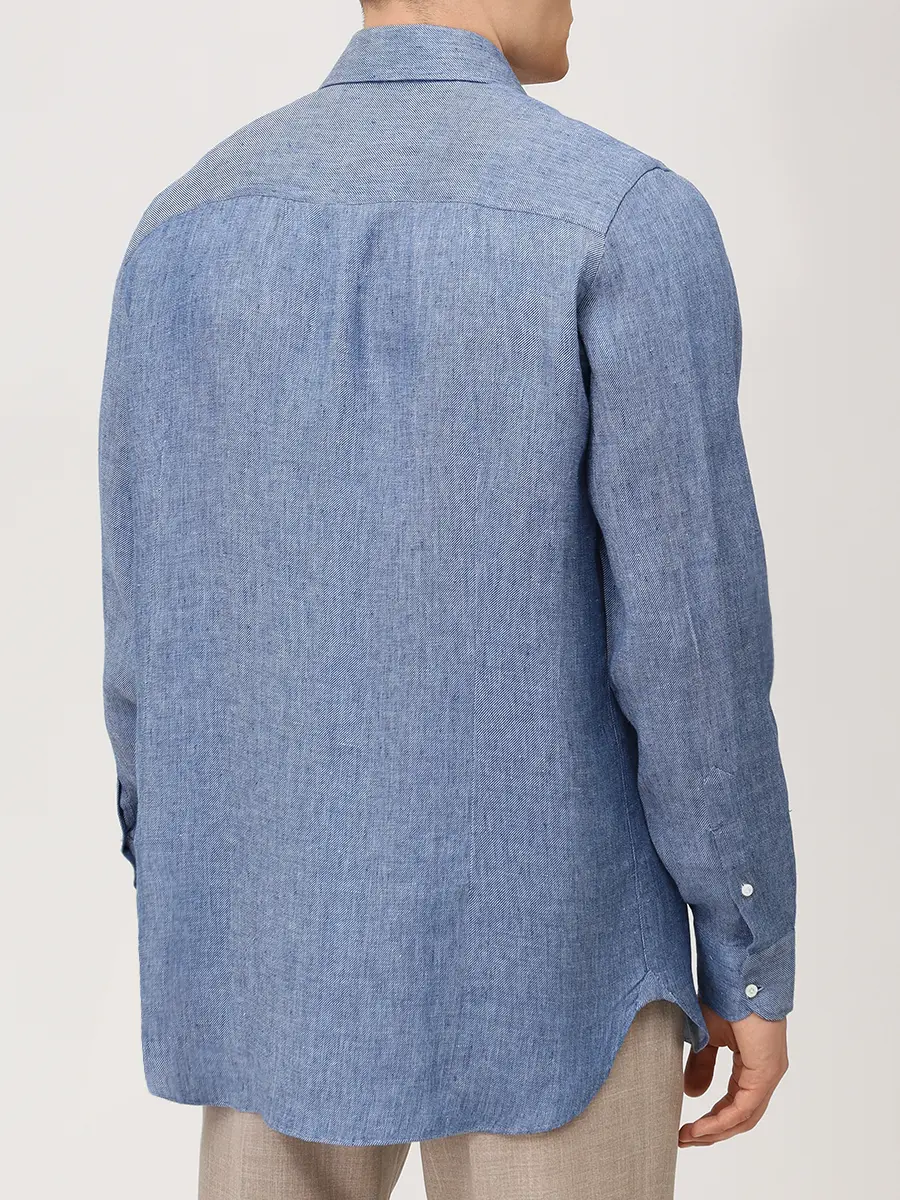 Рубашка Slim Fit льняная