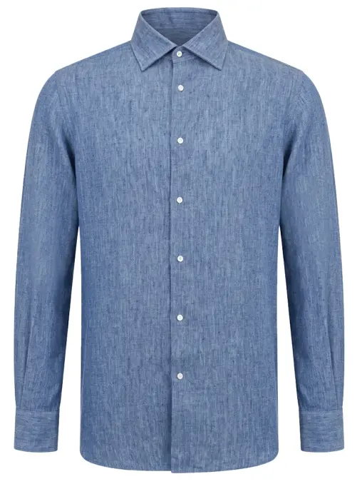 Рубашка Slim Fit льняная STILE LATINO