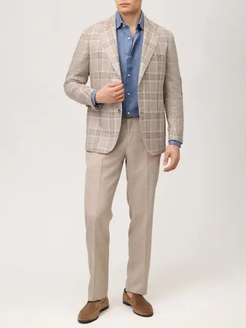 Рубашка Slim Fit льняная STILE LATINO