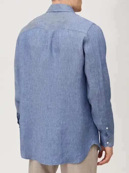 Рубашка Slim Fit льняная STILE LATINO