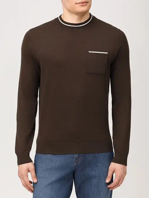 Джемпер из шелка и хлопка FIORONI CASHMERE