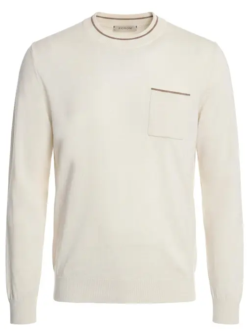 Джемпер из шелка и хлопка FIORONI CASHMERE