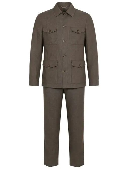Костюм льняной CANALI