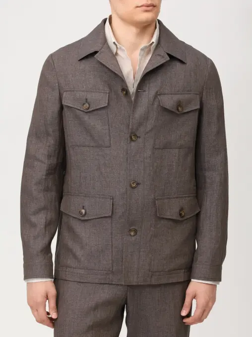 Костюм льняной CANALI