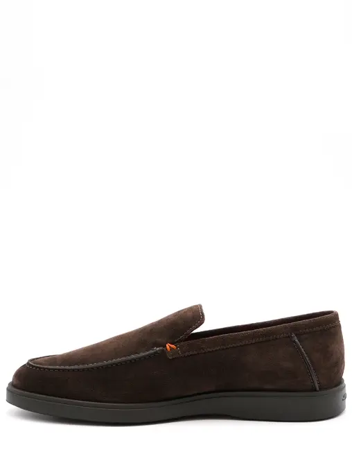 Лоферы замшевые SANTONI
