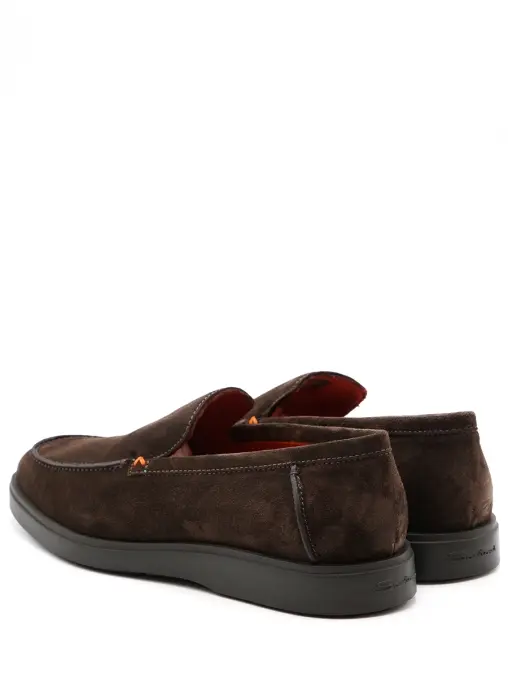 Лоферы замшевые SANTONI