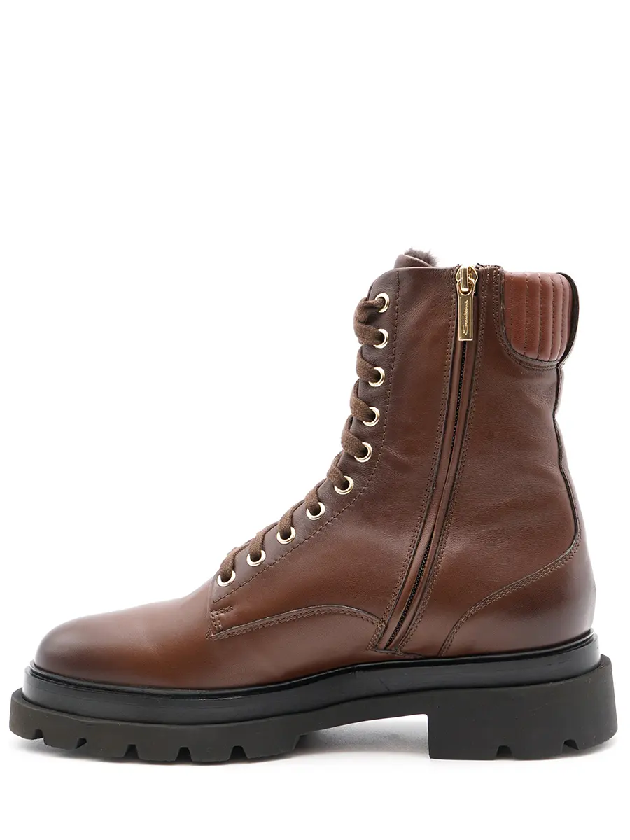 Ботинки кожаные