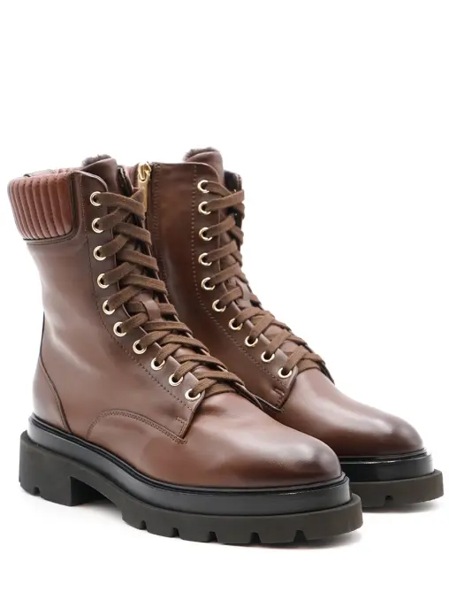 Ботинки кожаные SANTONI