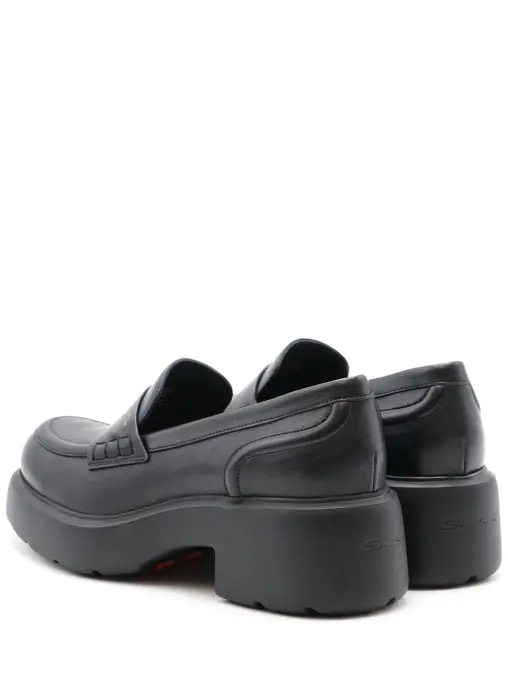 Лоферы кожаные SANTONI