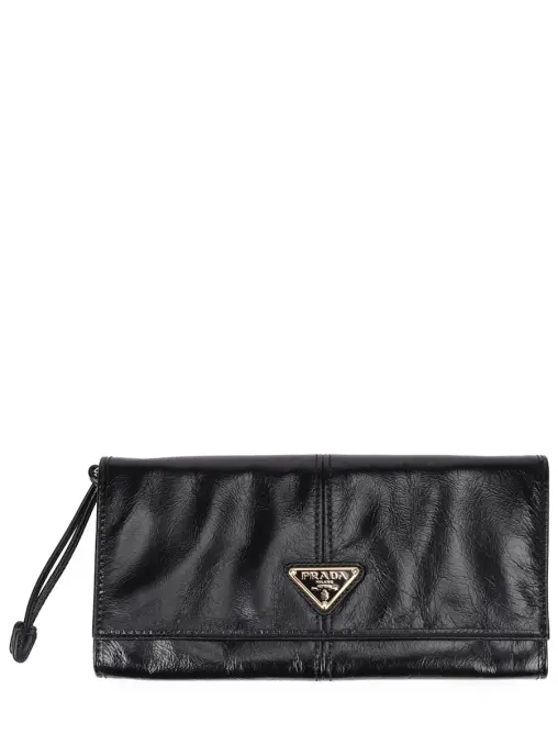 Клатч кожаный PRADA