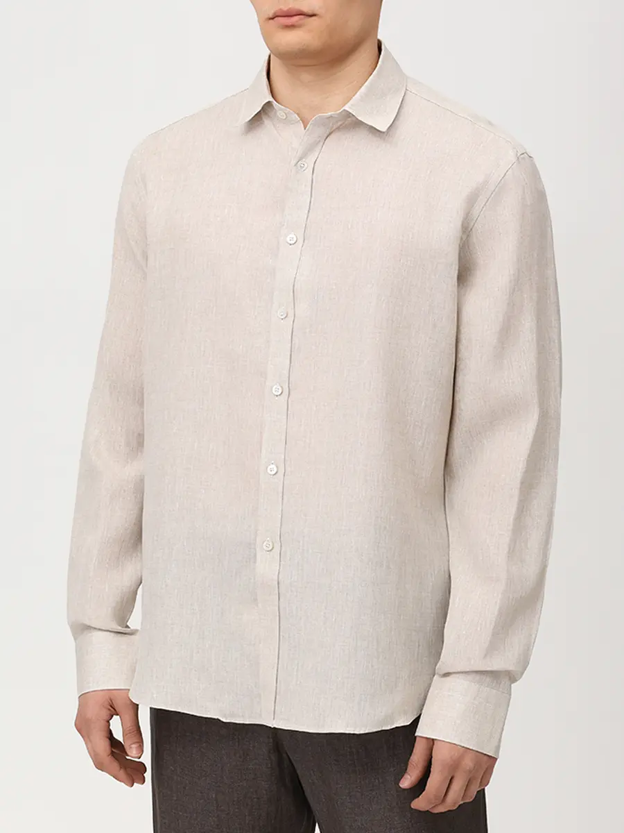 Рубашка Regular Fit льняная