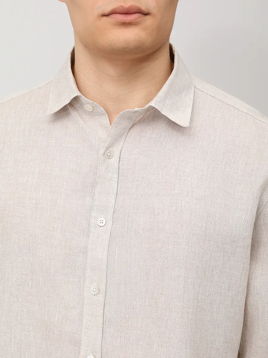 Рубашка Regular Fit льняная