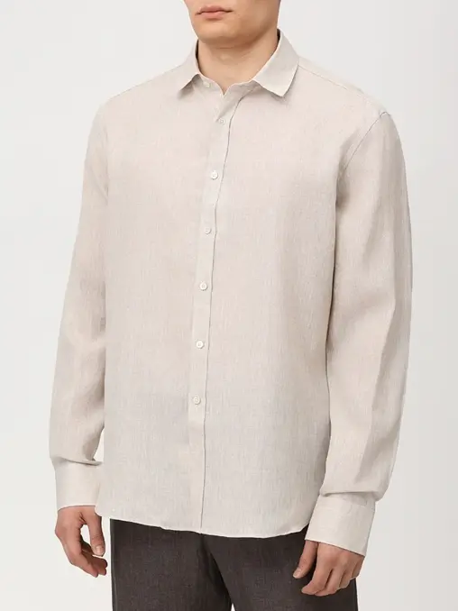 Рубашка Regular Fit льняная CANALI