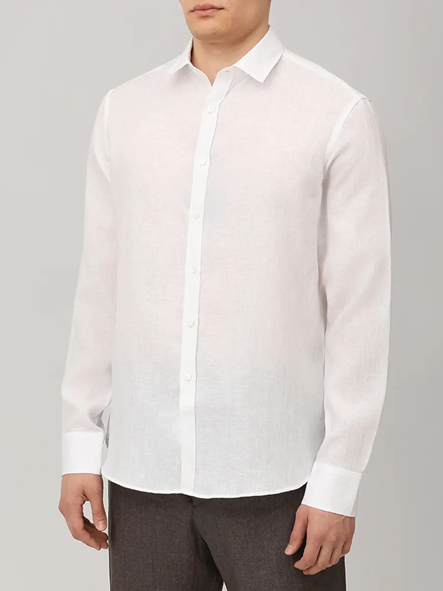 Рубашка Regular Fit льняная