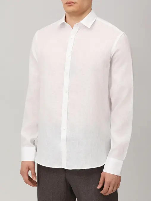 Рубашка Regular Fit льняная CANALI