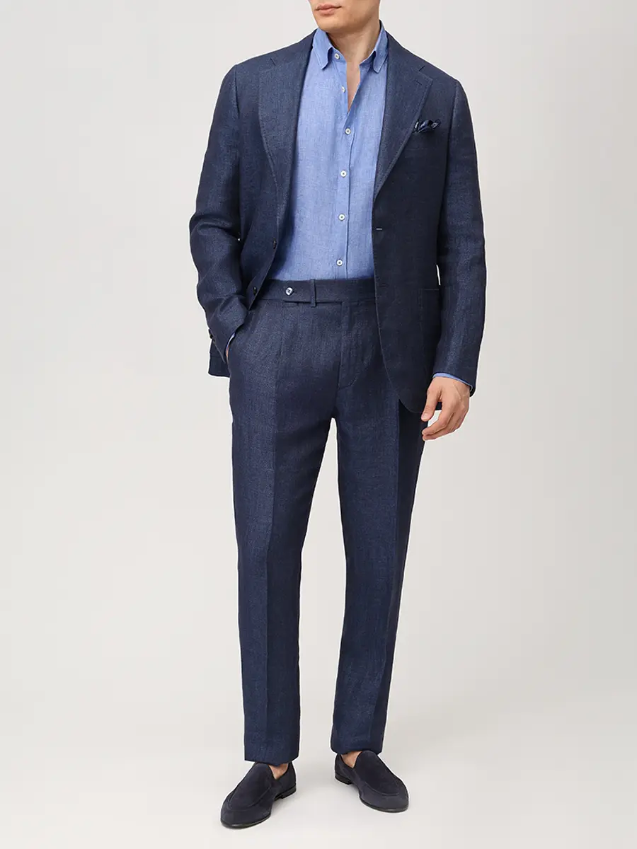Рубашка Regular Fit льняная