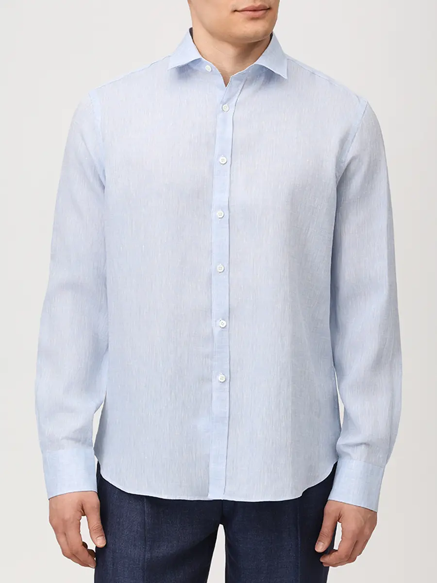 Рубашка Regular Fit льняная